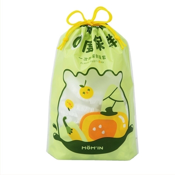Shiny Premium Capac din folie de plastic, de unică folosință, grad alimentar, capac elastic pentru boluri și farfurii, stil șapcă de duș pentru bucătărie