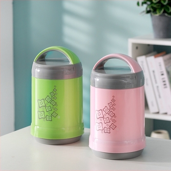 Jiayan cutie prânz izolată cu inserție de sticlă, izolație multiplă, capacitate 1,4 L, pentru elevi, femei însărcinate, adulți și vârstnici