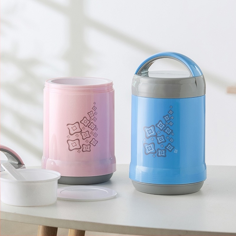 Jiayan cutie prânz izolată cu inserție de sticlă, izolație multiplă, capacitate 1,4 L, pentru elevi, femei însărcinate, adulți și vârstnici