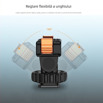 Action6 gimbal magnetic dual pentru baza Osmo Nano, reglare înclinare și montaj pe suport rece/cald