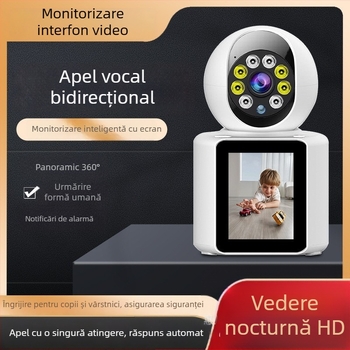 Cameră bidirecțională de supraveghere video, apel cu un singur buton și intercom vocal, monitor HD inteligent pentru îngrijirea persoanelor vârstnice și a copiilor