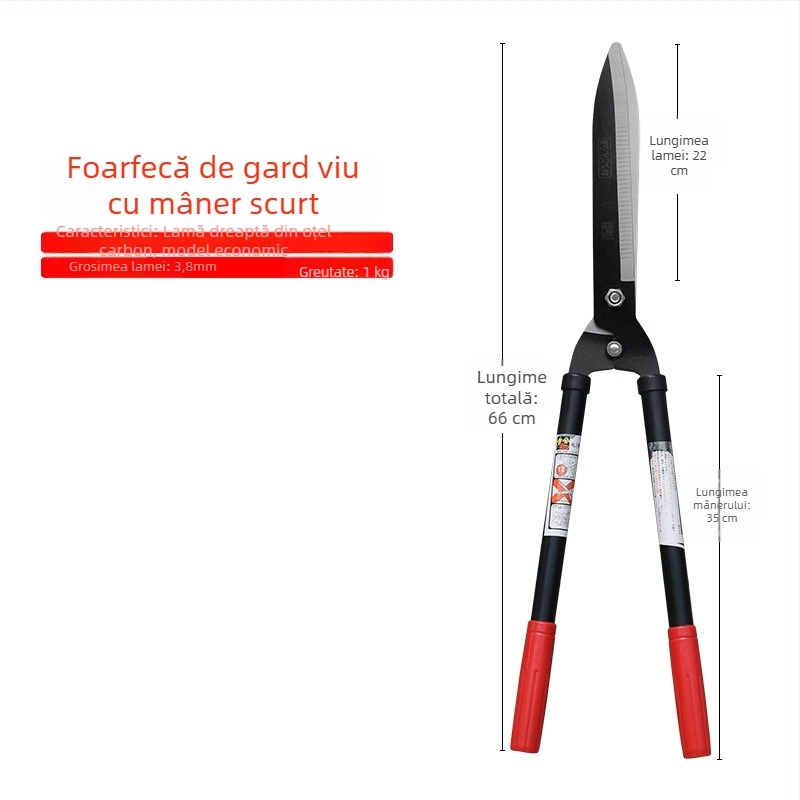 Foarfă telescopică pentru gard viu și unelte de grădină, uz casnic, tăierea gazonului, a florilor și a crengilor, design pliabil