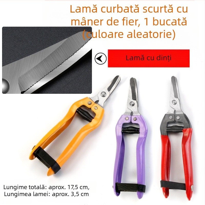Foarfă telescopică pentru gard viu și unelte de grădină, uz casnic, tăierea gazonului, a florilor și a crengilor, design pliabil