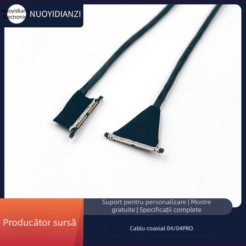 DF56-26P 0,3 mm distanță pentru dronă — cablu coaxial ultra-fin pentru cameră HD și ecran