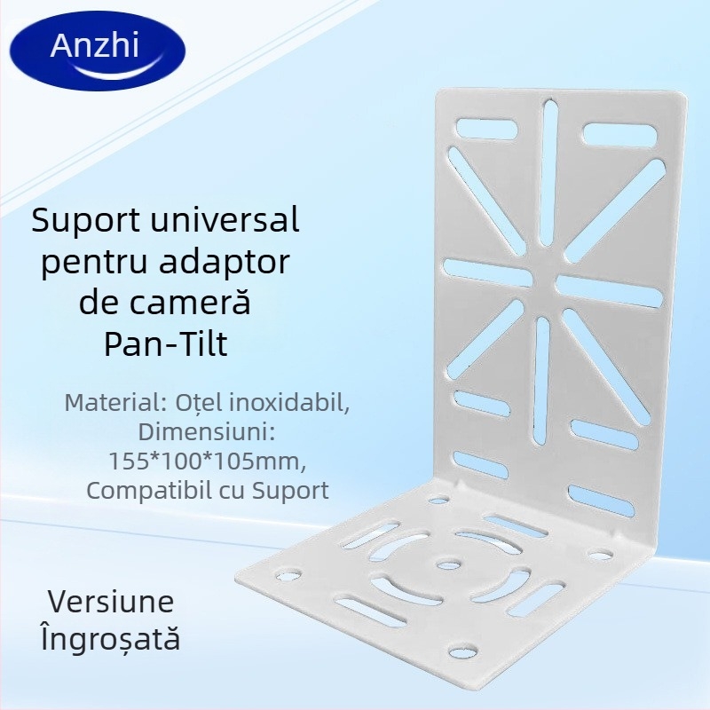 Suport exterior pentru cameră PTZ tip dome, montaj pe perete, extins, din oțel inoxidabil, universal