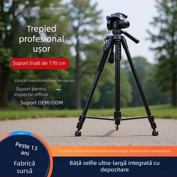 Trepied 360° pentru camere DSLR și proiector, pentru exterior, înălțime 1,7 m