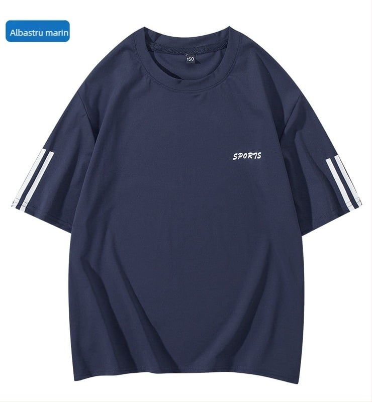 Tricou pentru copii din ice silk, uscare rapidă, respirabil, mâneci scurte, vară
