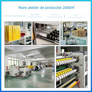 Bandă de ambalaj transparentă pentru sigilarea coletelor, lățime 55 mm, lungime 100 m, grosime 1,6 mm, BOPP, adeziv pe bază de apă