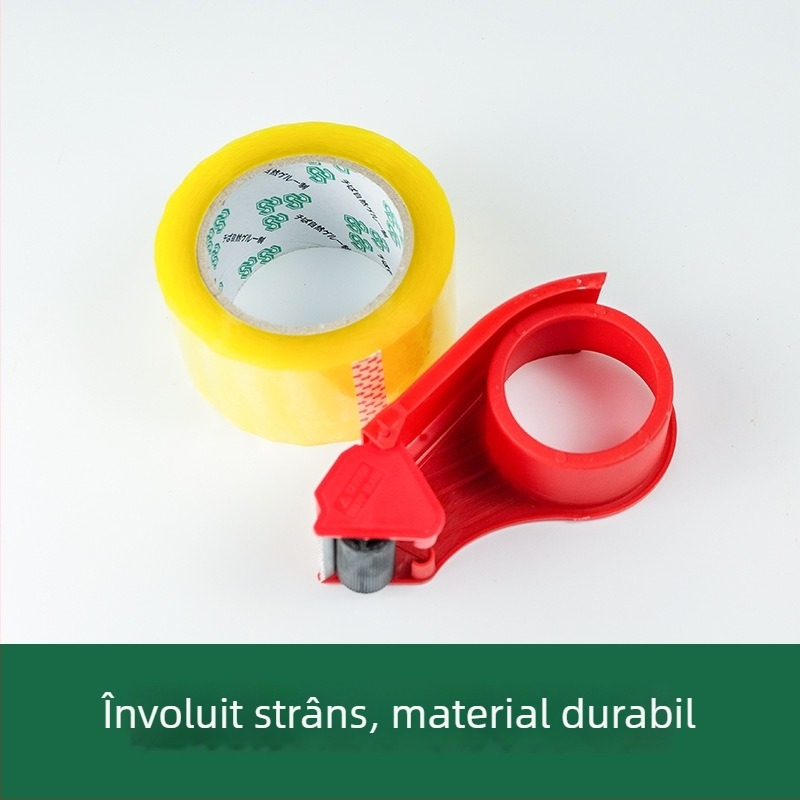 Bandă de ambalaj transparentă pentru sigilarea coletelor, lățime 55 mm, lungime 100 m, grosime 1,6 mm, BOPP, adeziv pe bază de apă