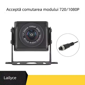 Cameră de recul pentru camioane și autobuze, 12–24V, viziune de noapte HD, monitorizare duală/cuadruplă