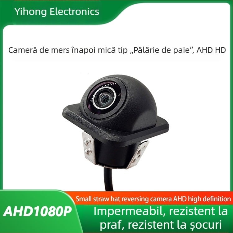 Pălărie mică din iarbă CVBS universală HD Cameră pentru spate cu riglă