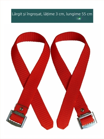 Bretele extinse și groase pentru electrician, curea din nylon pentru cățărare pe stâlpi, bretele de picior rezistente la uzură cu accesorii pentru pantofi din fier, un set