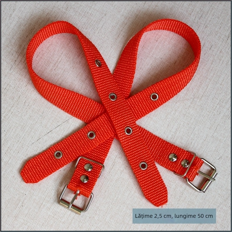 Bretele extinse și groase pentru electrician, curea din nylon pentru cățărare pe stâlpi, bretele de picior rezistente la uzură cu accesorii pentru pantofi din fier, un set