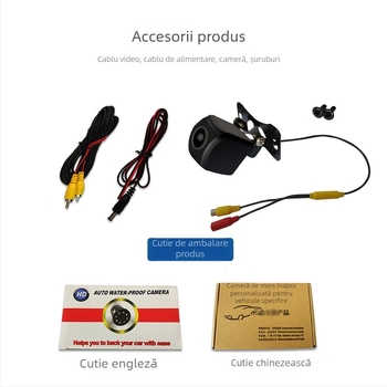 Cameră universală de mers înapoi 5V, HD CCD, viziune nocturnă stelară pentru vehicule electrice