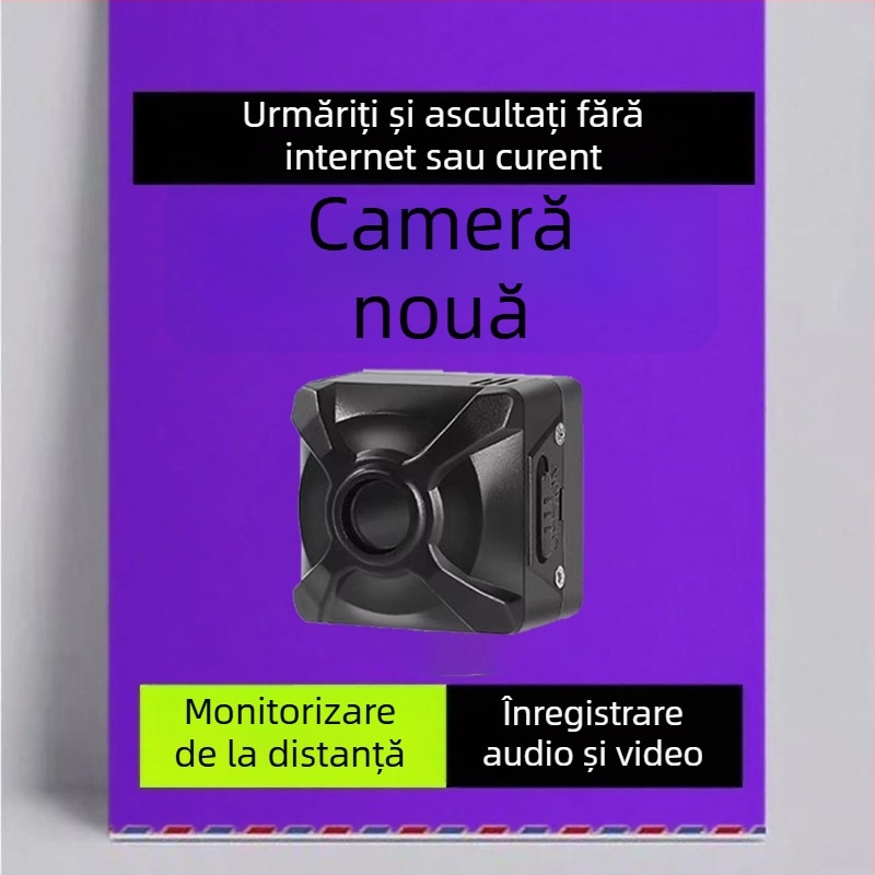 Camera X5 wireless pentru interior, Wi‑Fi, acces de la distanță prin telefon, vizualizare HD cu infraroșu noaptea