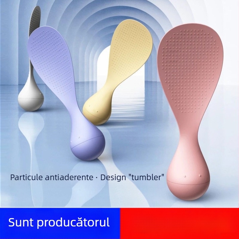 Lingură de orez antiaderentă, cu design vertical pentru bucătărie, ușor de curățat