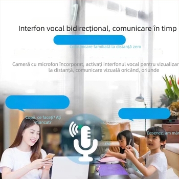 Cameră wireless HD V380 Pro pentru supraveghere casnică şi comercială, cu vizualizare de la distanţă pe telefon