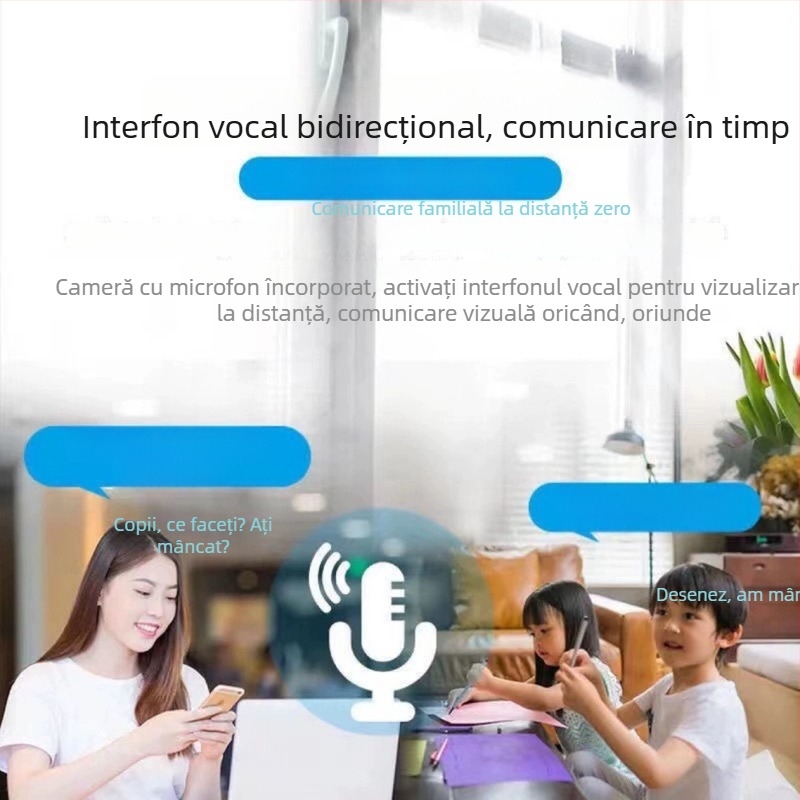 Cameră wireless HD V380 Pro pentru supraveghere casnică şi comercială, cu vizualizare de la distanţă pe telefon
