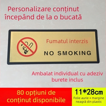 Semn de perete Interzis fumat – Siguranță la incendiu pentru atelier