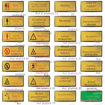 Semn de perete Interzis fumat – Siguranță la incendiu pentru atelier