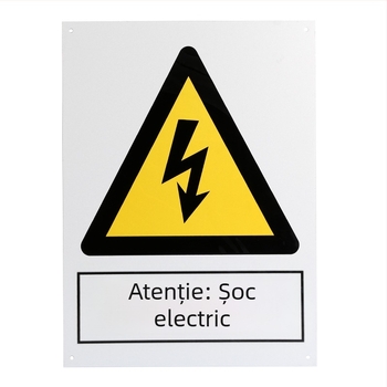 Semnal de securitate PVC reflectorizant pentru șantiere — avertisment, interdicție de fumat, potrivit pentru ateliere și fabrici, materiale PVC, aluminiu și acrilic