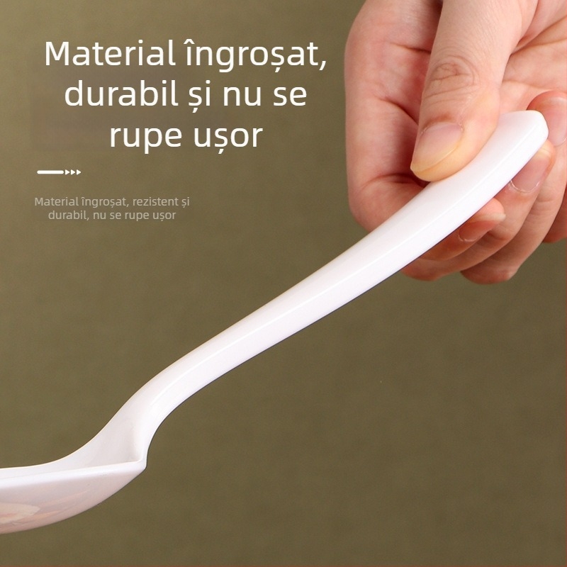 Lingură de servire din plastic, capacitate mare, pentru bufet/cafenea