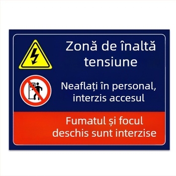 Semne de siguranță pentru tabloul de distribuție, etichete de avertizare pentru atelier, personalizate