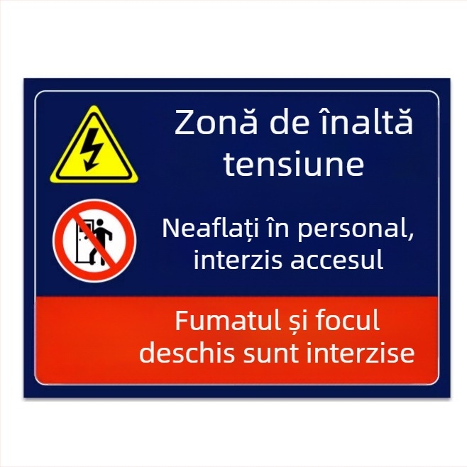 Semne de siguranță pentru tabloul de distribuție, etichete de avertizare pentru atelier, personalizate