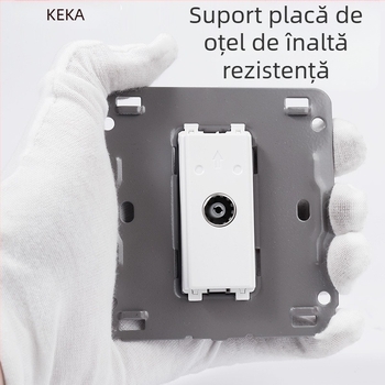 Keka 86 Panou de perete ascuns CCTV pentru TV cu Gigabit Ethernet și port Coaxial TV