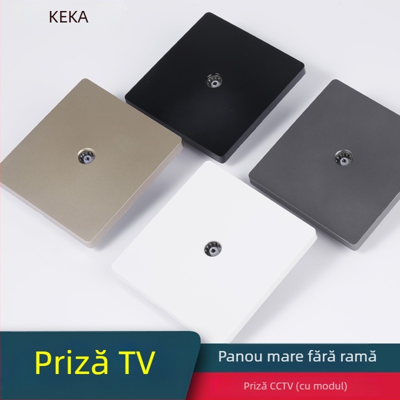 Keka 86 Panou de perete ascuns CCTV pentru TV cu Gigabit Ethernet și port Coaxial TV