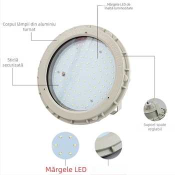 Lumină de urgență antiincendiu din oțel inoxidabil, tip A, cu control centralizat, iluminare LED pentru evacuare și indicator ieșire de siguranță, 36V