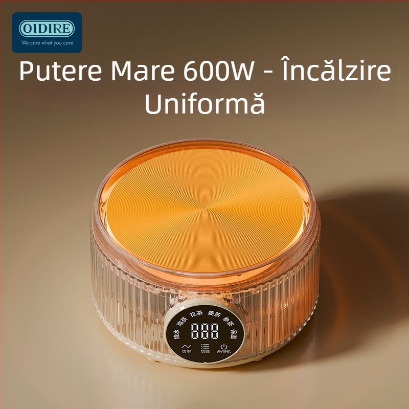 OIDIRE Health Pot din sticlă – ceainic electric multifuncțional pentru ceai de flori, automat, pentru uz casnic