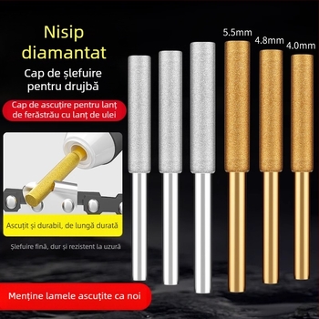 Cap de șlefuit cu diamant ceramic pentru pilă electrică și mașini de șlefuit lanțuri – accesoriu pentru pilă circulară