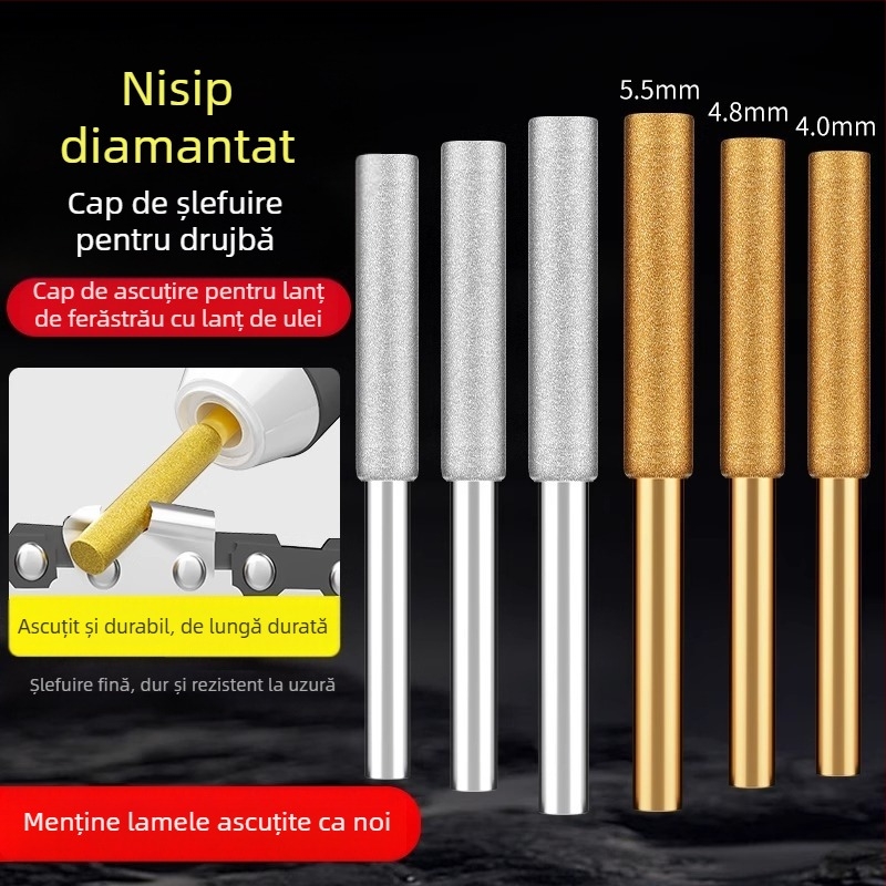 Cap de șlefuit cu diamant ceramic pentru pilă electrică și mașini de șlefuit lanțuri – accesoriu pentru pilă circulară