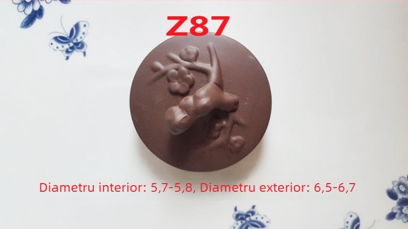 Capac de ceai A5L din lut purpuriu