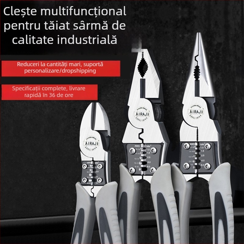 Arrizo Clești industriale de înaltă calitate: clești pentru cabluri, dezizolator de cabluri, clești multifuncționali, clești cu vârf subțire