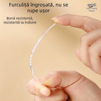 Furculiță de fructe de unică folosință, din plastic alimentar întărit și dur, transparentă, pentru mooncake și bețișoare de tort