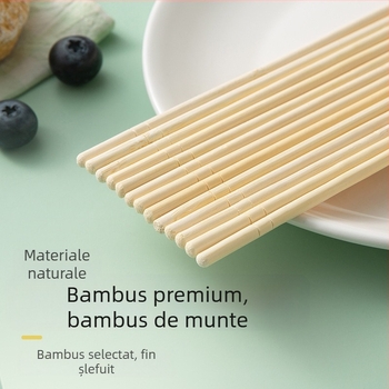 Bețișoare din bambus, de unică folosință, ambalate individual pentru restaurante și take-away