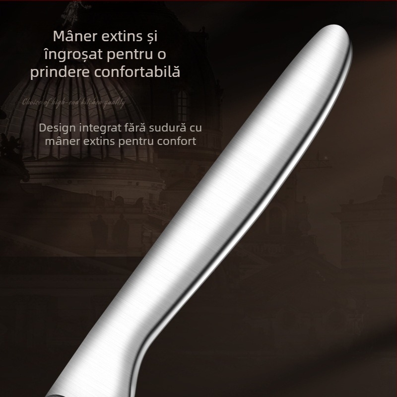 Source Fe Yi cuțit de steak din oțel inoxidabil – pentru uz casnic, tacâmuri occidentale, cuțit de steak profesional