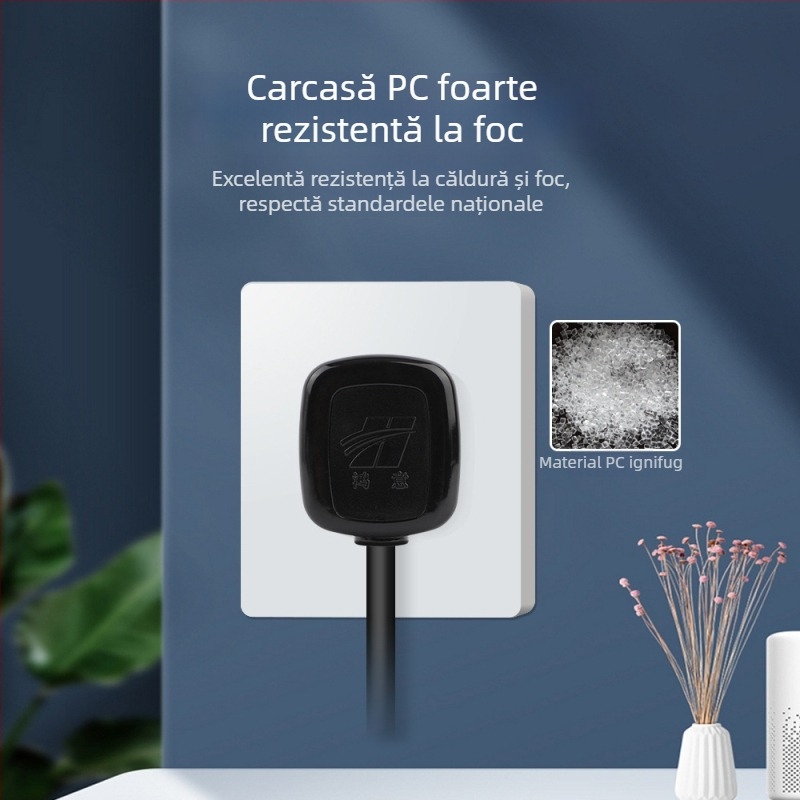 Conector de alimentare 16A cu cablu detașabil, standard național 220V, priză triunghiulară, 10A cu 3 pini, en gros