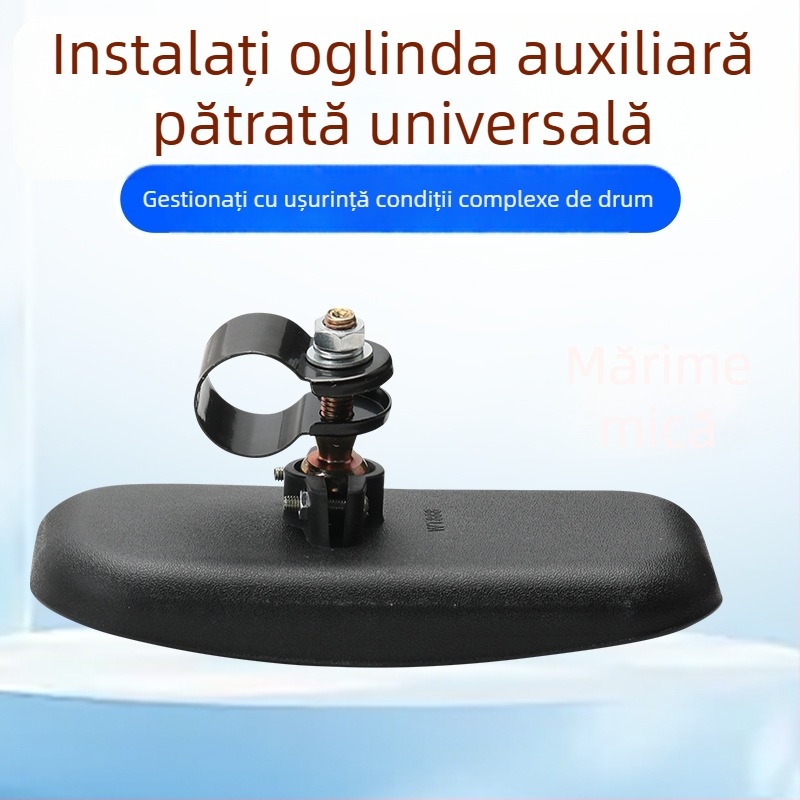 Oglindă pătrată pentru unghiuri moarte montată pe camion, compatibilă cu JAC și Foton, oglindă convexă de mers înapoi, oglindă auxiliară universală