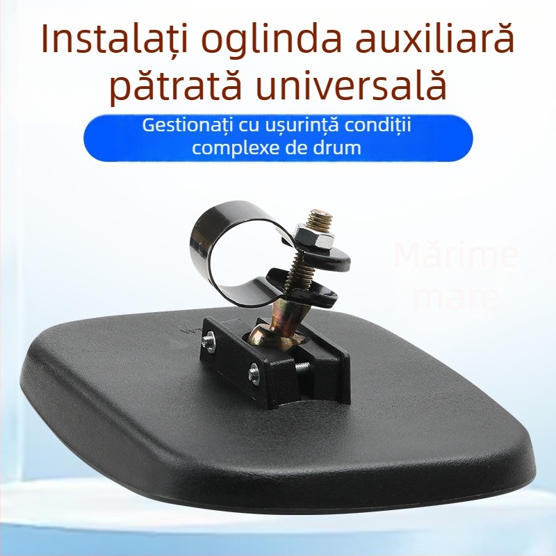 Oglindă pătrată pentru unghiuri moarte montată pe camion, compatibilă cu JAC și Foton, oglindă convexă de mers înapoi, oglindă auxiliară universală