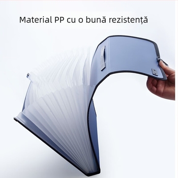 MG Dosar acordeon AWT90959, pentru documente A4, organizator cu mai multe compartimente