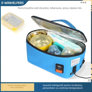 Geantă izolantă portabilă pentru picnicuri în aer liber — capacitate mare, încălzire a alimentelor, sticle și șervețele umede