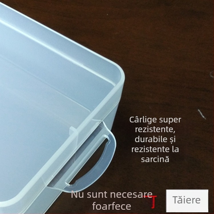 Cutie transparentă dreptunghiulară din PP pentru componente electronice și depozitare echipamente de pescuit