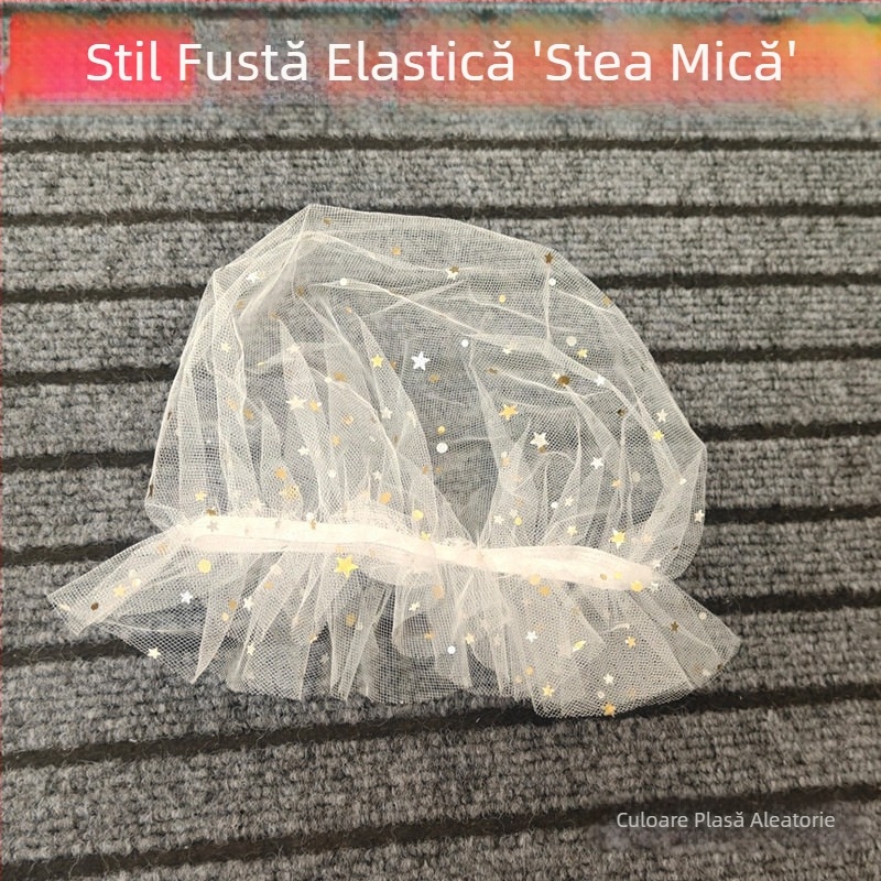 Mască de cap din plasă pentru câini mici, care previne mestecarea, mușcarea și lingerea.
