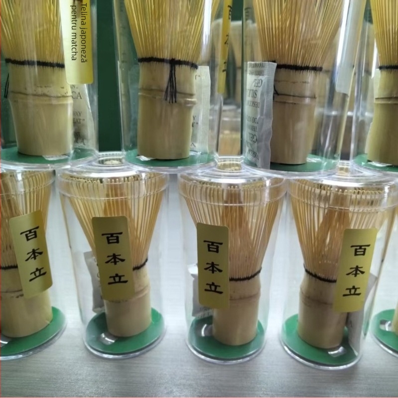Bețișor din bambus pentru matcha, ceremonie japoneză a ceaiului, bambus ușor, stil japonez, logo personalizabil