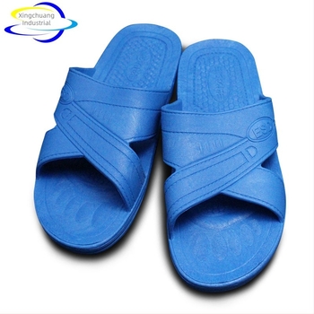 Pantofi antistatice, antipraf, pantofi de lucru albi, încălțăminte de protecție, papuci antistatice albaștri, unisex, antiderapant