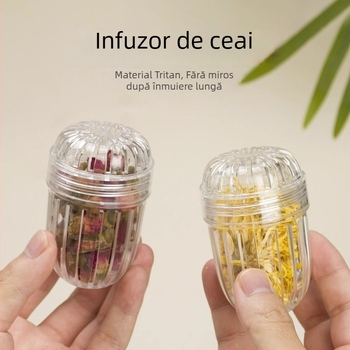 Bilă infuzor de ceai cu filtru, pentru uz casnic, sită de ceai, potrivit pentru termos