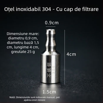Drenaj din oțel inoxidabil cu plasă, versiune ușoară, conductă din silicon pentru apă – accesorii pentru tava de ceai